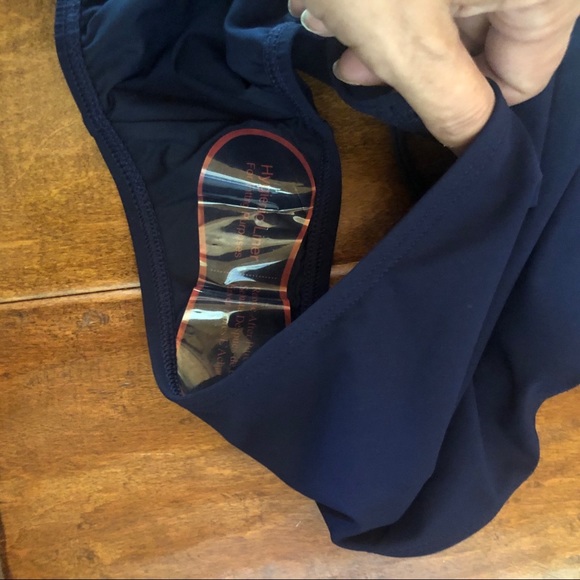 Tory Burch Navy Lace-Up Tank One Piece Swimsuit XS - Picture 6 of 11